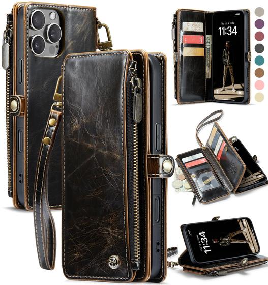Imagem de Capa Wallet Defencase para iPhone 16 Pro - Design Coffee