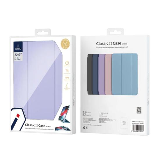 Imagem de Capa wiwu para ipad classic ii - tam. 10.9/11" mat. tpu roxo 2155