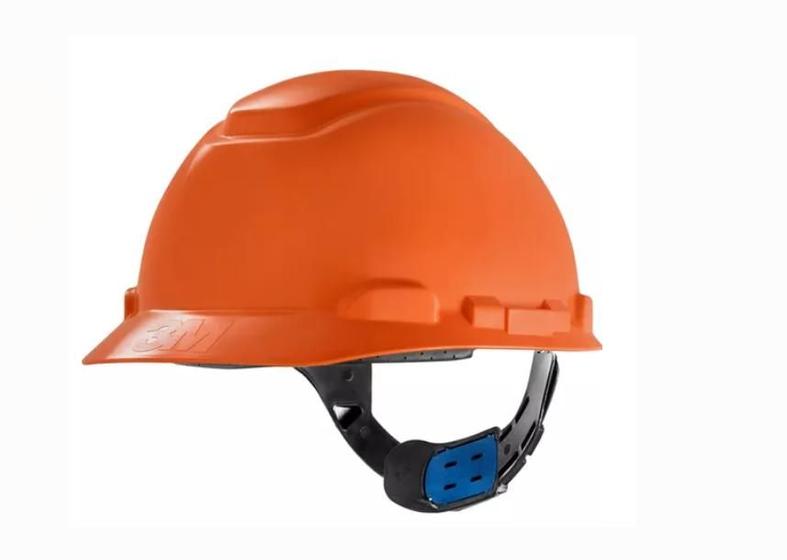 Imagem de Capacete 3m aba frontal h700 ajuste fácil laranja ca29638