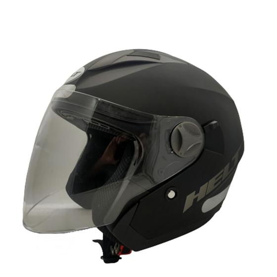 Capacete Aberto Helt City Preto Fosco C / Oculos Menor preço em Capacete Aberto Helt City Preto Fosco C / Oculos