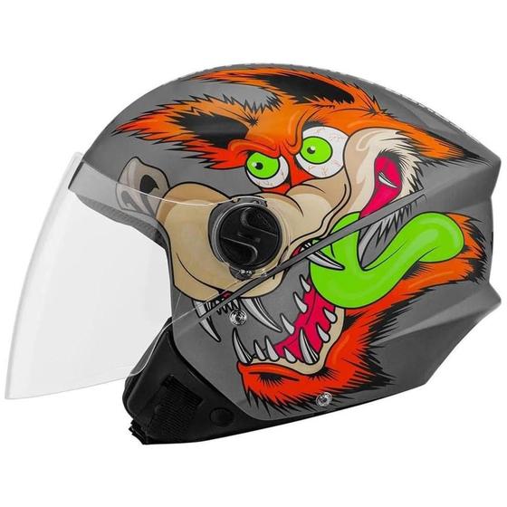 Imagem de Capacete Aberto Pro Tork New Liberty 3 Coyote Cinza Fosco 58