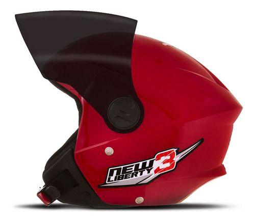 Imagem de Capacete Aberto Pro Tork New Liberty 3 Three  Viseira Fumê