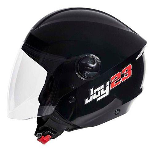 Imagem de Capacete Aberto Taurus Joy23 Open Face Preto Brilho