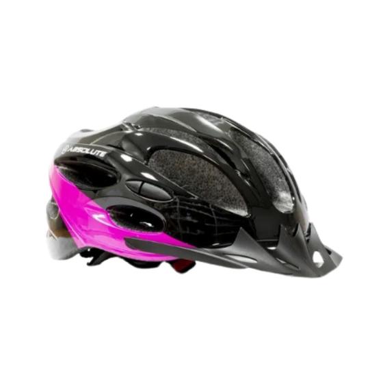 Imagem de Capacete Absolute Nero com Led Preto/Rosa