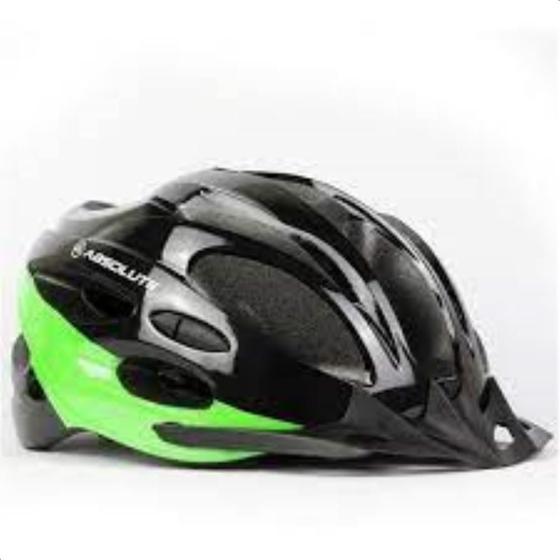 Imagem de Capacete Absolute Nero Preto Verde Tam. G