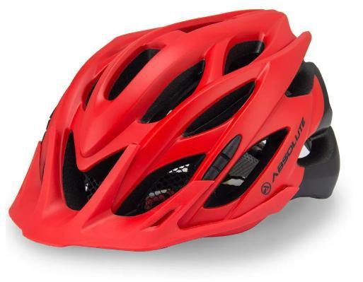 Imagem de Capacete Absolute Wild c/ LED - Vermelho/Preto Fosco