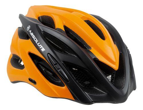 Imagem de Capacete Absolute Wild Laranja E Preto Bike Ciclismo Mtb