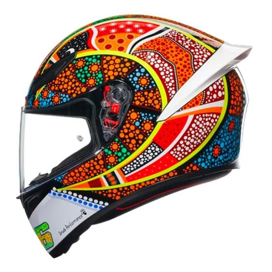 Imagem de Capacete AGV K1S Dreamtime Azul Esportivo Moto Masculino