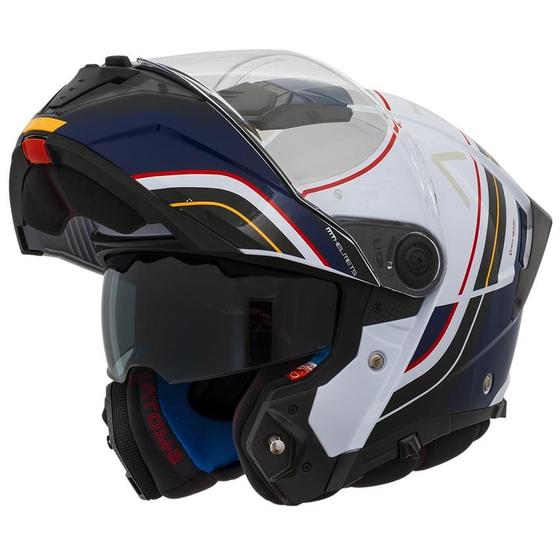 Imagem de Capacete Articulado MT Atom 2 Robocop Escamoteavel Xenom