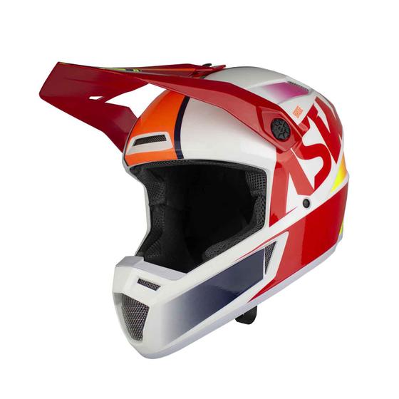 Imagem de Capacete Asw Bridge Vermelho Branco Trilha Motocross