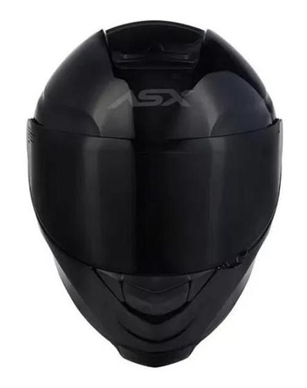 Imagem de Capacete Asx Eagle Racing Solid Gloss - Preto - 58 (M)