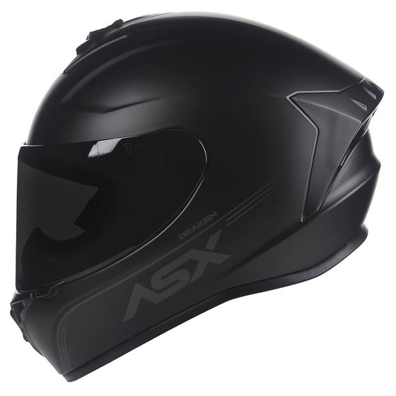 Capacete Asx Moto Preto Fosco Masculino Feminino Esportivo Menor preço em Capacete Asx Moto Preto Fosco Masculino Feminino Esportivo