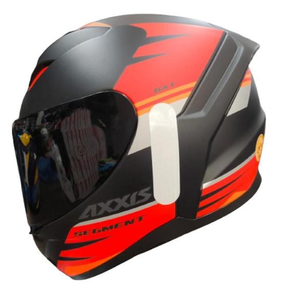 Imagem de Capacete Axxis Segment Bat B5 Vermelho Preto Fosco
