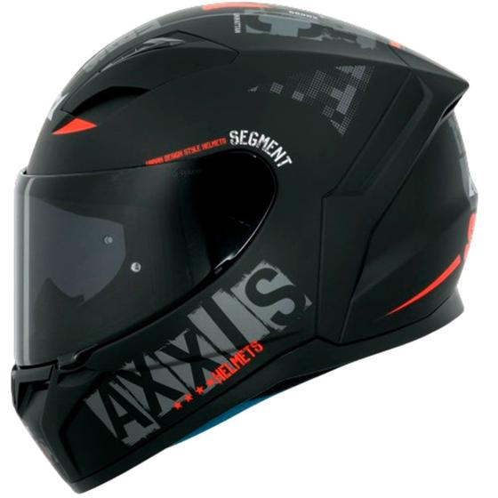 Imagem de Capacete Axxis Segment  Nyc B5 Preto/Vermelho Fosco