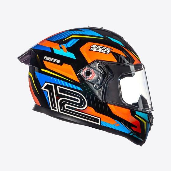 Imagem de Capacete B12 Misano HEP Leve com Viseira Pin Lock - Moto GP