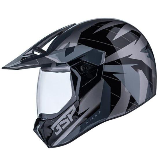 Imagem de Capacete Bieffe 3 Sport Hills Vermelho Brilho Moto Pala