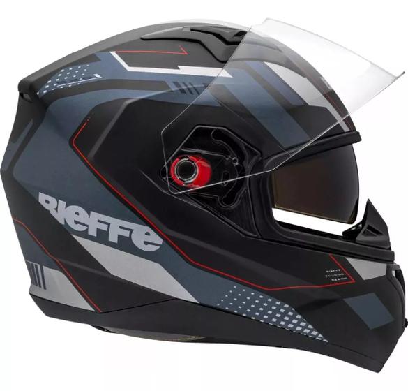 Imagem de Capacete Bieffe B-40 Essence Preto Fosco Com Oculos Interno