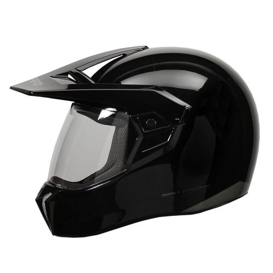 Imagem de Capacete Bieffe Masculino Feminino Esportivo Moto Preto Lançamento Modelo Fechado