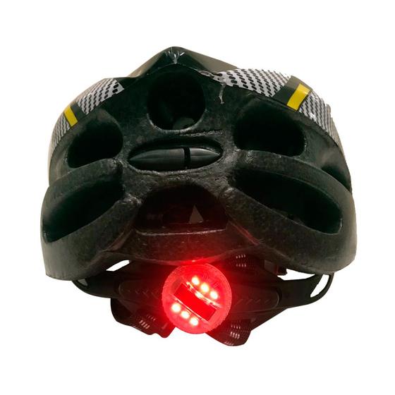 Imagem de Capacete Bike Ciclismo GTS Out Mold com LED - Preto/Amarelo