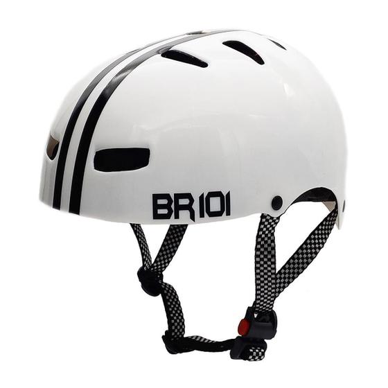 Imagem de Capacete Bike Ciclismo Skate Original Br101 Branco