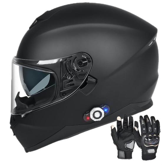 Imagem de Capacete Bluetooth para motocicleta FreedConn BM12 Full Face XXL