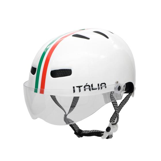 Imagem de Capacete Br 101 Urbano Italia Branco Vision Cristal Gg