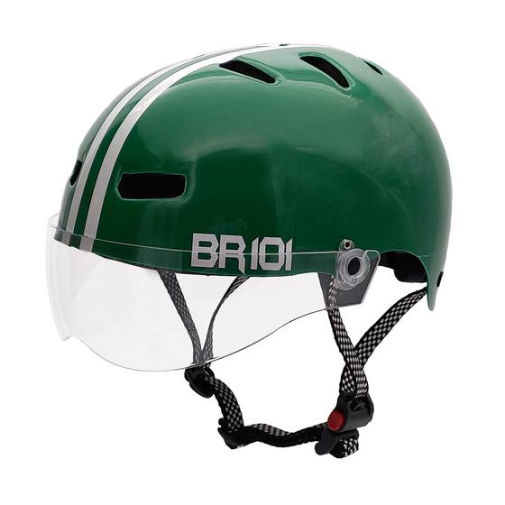 Imagem de Capacete Br 101 Urbano Verde Vision Cristal Pp