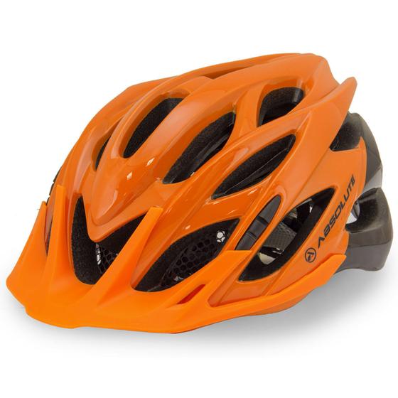 Imagem de Capacete Ciclismo Absolute Wild Bike Laranja/Preto M/G