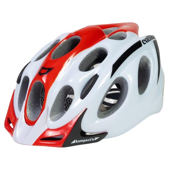 Imagem de Capacete Ciclismo Adulto M Catlike Kompacto Branco/Vermelho