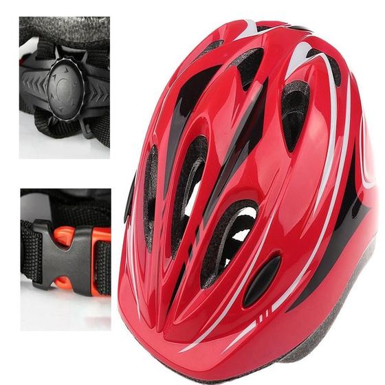 Imagem de Capacete ciclismo ajustavel bike skate patins adulto patinete mtb esportes 