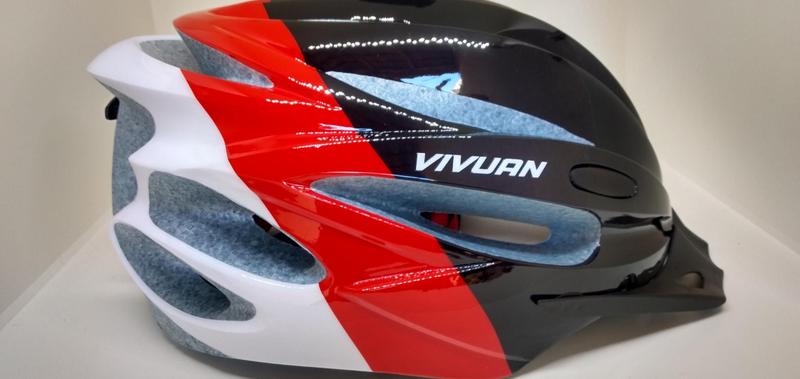 Imagem de Capacete Ciclismo Bike Vicinitech 57-62 cm mtb pto/bco/vml