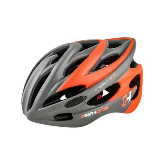 Imagem de Capacete ciclismo high one volcano new tam m cinza/laranja