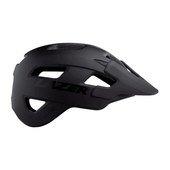 Imagem de Capacete ciclista mtb lazer chiru tam p preto fosco