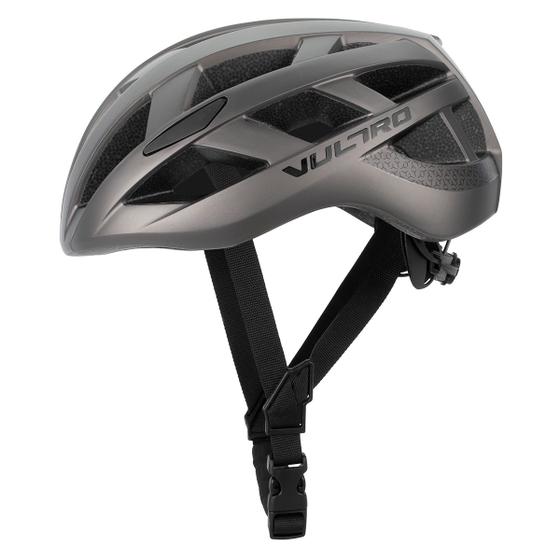 Capacete Ciclista Wind - G - Titanium - Vultro Menor preço em Capacete Ciclista Wind - G - Titanium - Vultro