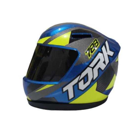 Imagem de Capacete cofre tork edition mini brilhante