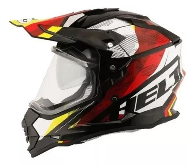 Imagem de Capacete cross vision glass drakar