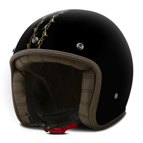 Imagem de Capacete Custom Etceter Sanctus Fosco