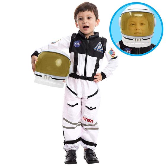 Imagem de Capacete de Astronauta NASA para Crianças (12-14 anos) - Viseira Móvel - Tamanho XG