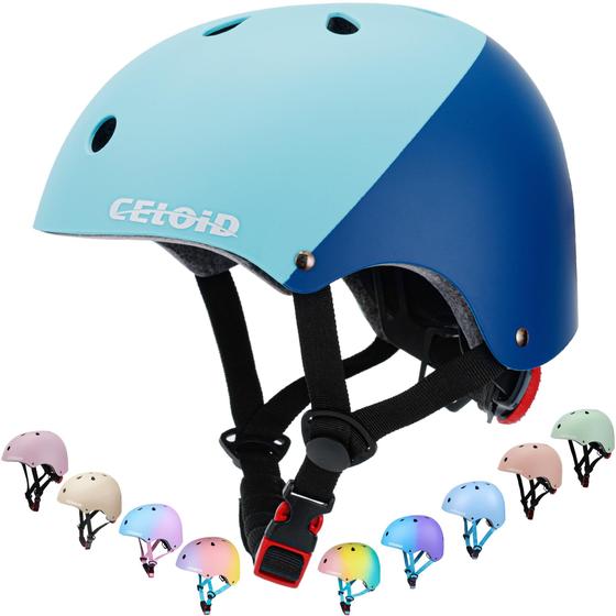 Capacete de Bicicleta CELOID para Crianças (10 a 16 anos) - Azul ...