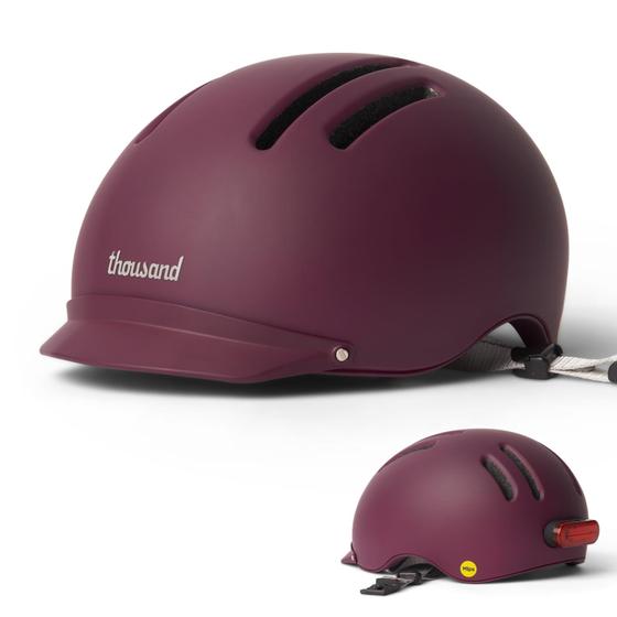 Imagem de Capacete de bicicleta da coleção Thousand Chapter MIPS Tech Deep Burgundy