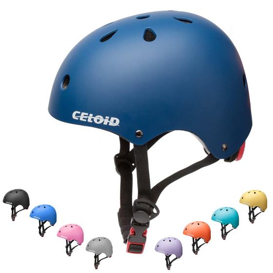 Imagem de Capacete de bicicleta infantil CELOID ajustável para 5-9 anos da Marinha