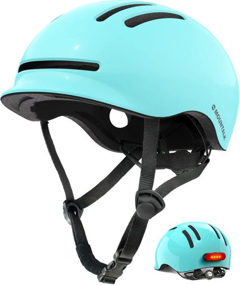 Imagem de Capacete de Bicicleta Retro MOUNTALK - Adultos, Homens, Mulheres e Crianças - Modelo Aqua M