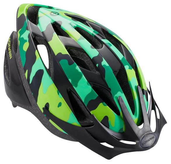 Imagem de Capacete de bicicleta Schwinn Thrasher Kids 5-8 Years Green Camo