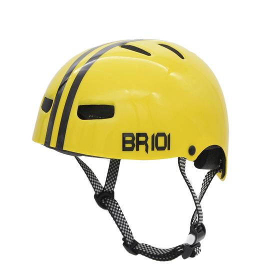 Imagem de Capacete De Bicicleta / Skate Br 101 Urbano Pro Amarelo P