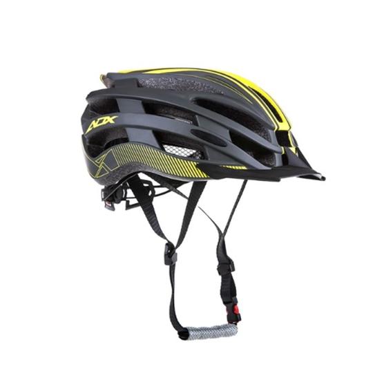 Imagem de Capacete de ciclismo adx bm08 cinza/amarelo tam p/m(54-58)