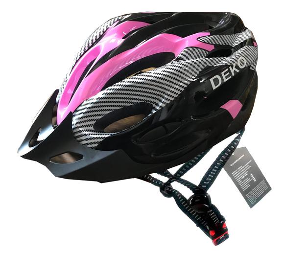 Imagem de Capacete De Ciclismo Com Sinalizador De Led Leve E Resistente Bicicleta Adulto Bike