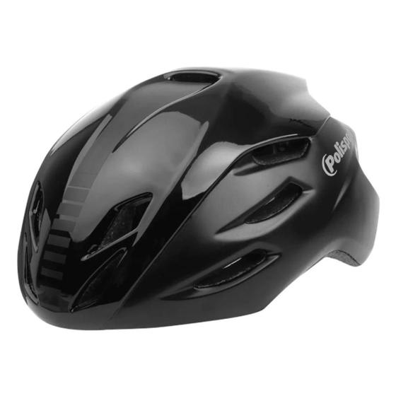 Imagem de Capacete de ciclismo polisport aero road tam m preto/preto