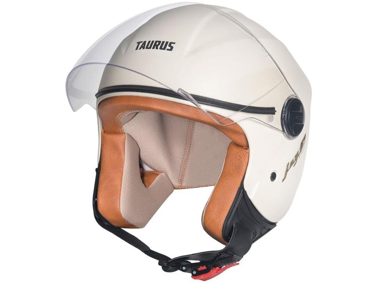 Imagem de Capacete de Moto Aberto TAURUS HELMETS JOY23 Bege Tamanho 56