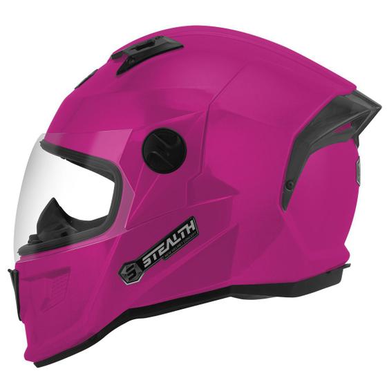 Capacete De Moto Fechado Feminino Masculino Lan Amento Stealth Solid