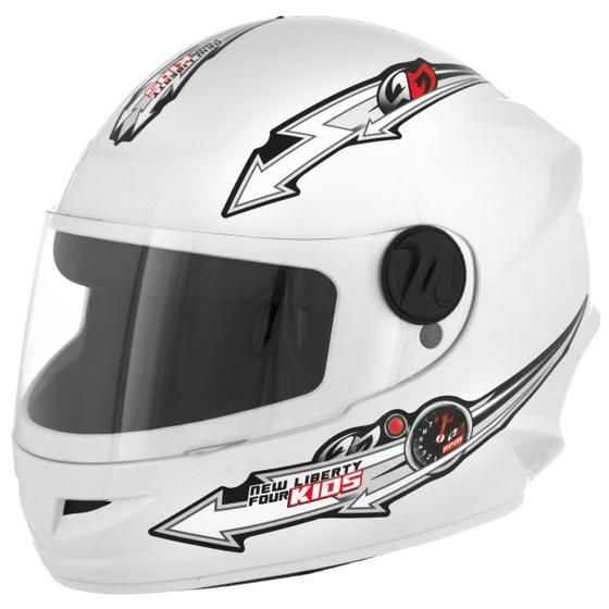 Imagem de Capacete De Moto Fechado Infantil Criança Pro Tork Liberty For Kids Seguro